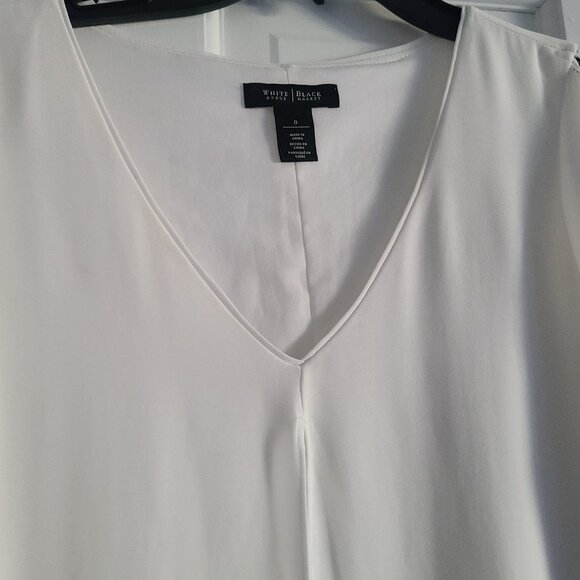 White Peek-a-boo Arm Dress - Picture 4 of 4